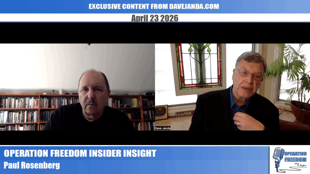 Insider Insight - Paul Rosenberg - April 2026